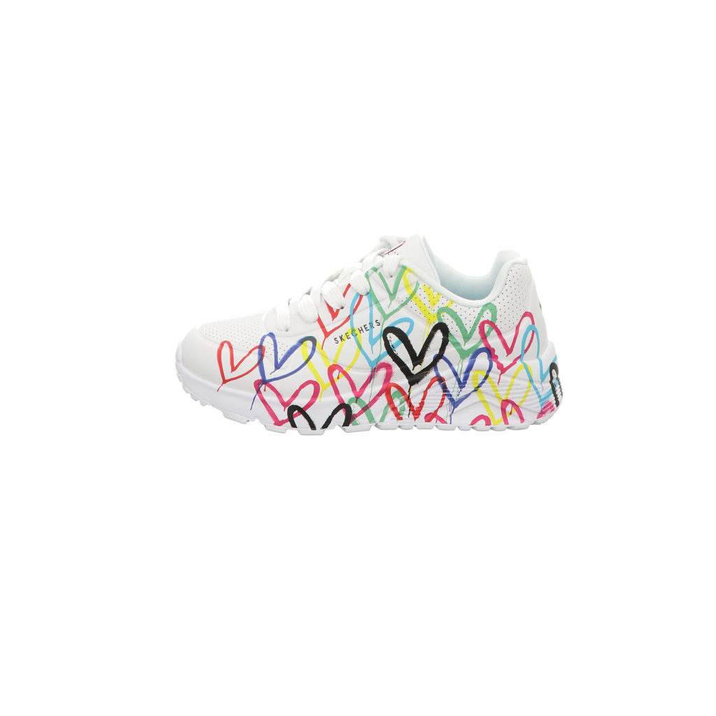 Skechers Damen Slipper Goldcrown Uno Lite in weiss