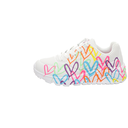 Skechers Damen Slipper Goldcrown Uno Lite in weiss