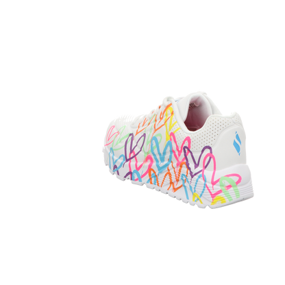 Skechers Damen Slipper Goldcrown Uno Lite in weiss