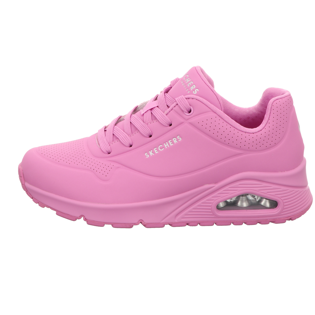Skechers Damen Schnürschuh Uno Stand On Air in pink