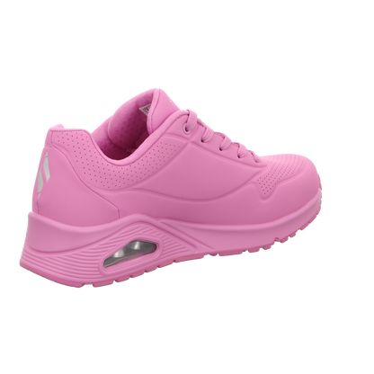 Skechers Damen Schnürschuh Uno Stand On Air in pink
