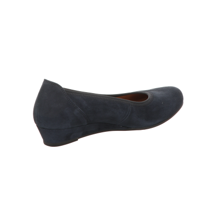 Gabor Damen Pumps bequem Kreta in dunkelblau