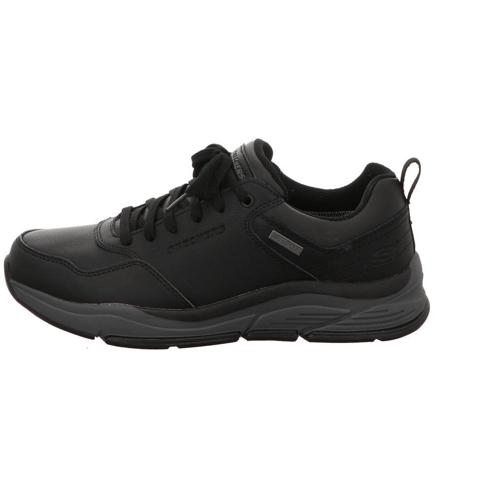 Skechers Herren Schnürschuh Relaxed Fit  Benago Hombre in schwarz