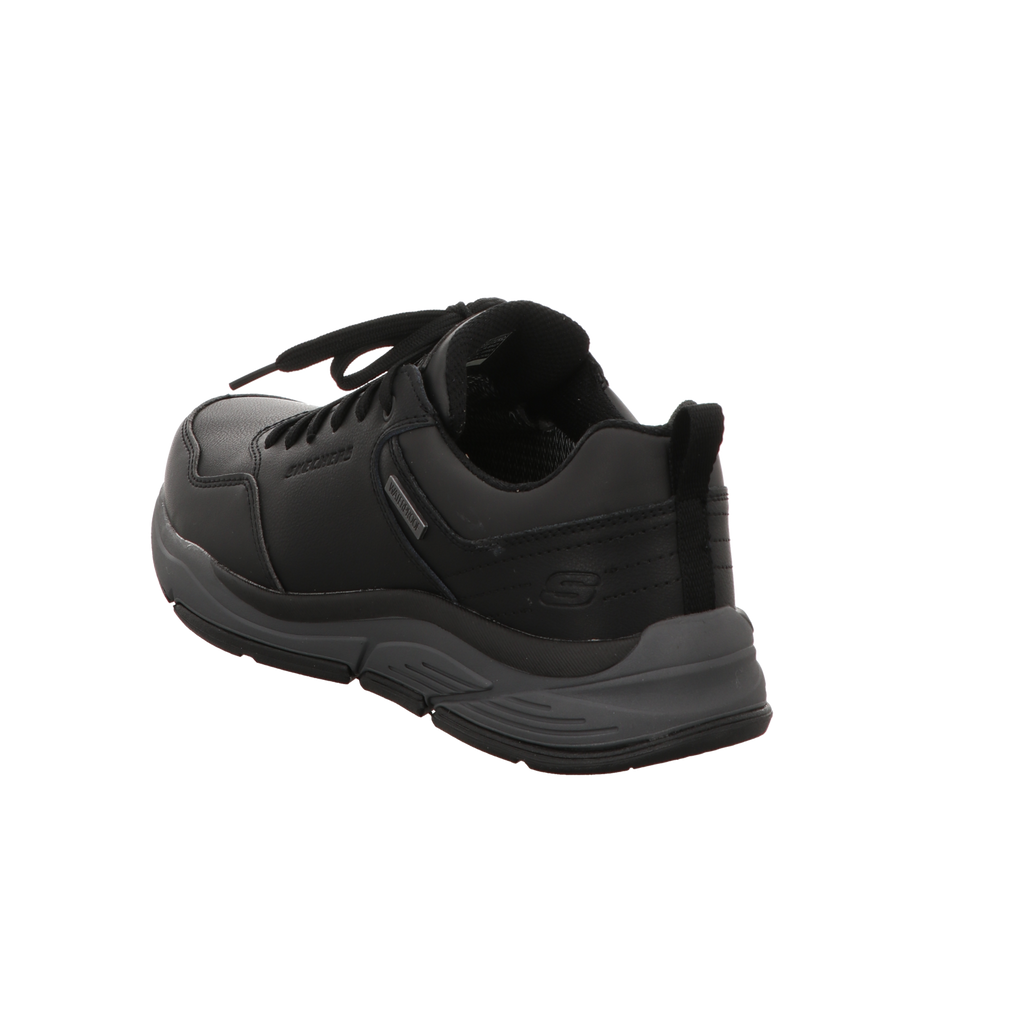 Skechers Herren Schnürschuh Relaxed Fit  Benago Hombre in schwarz