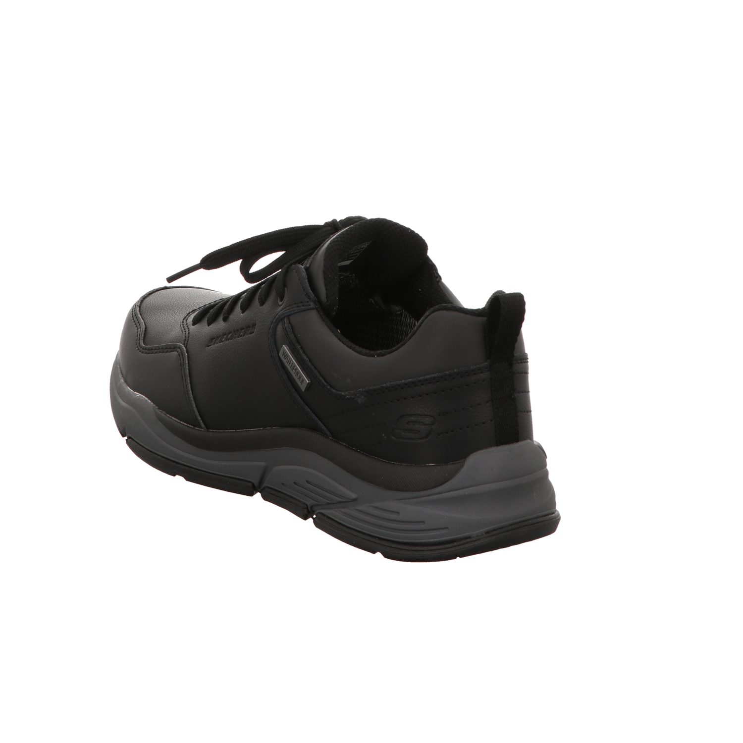 Skechers Herren Schnürschuh Relaxed Fit  Benago Hombre in schwarz