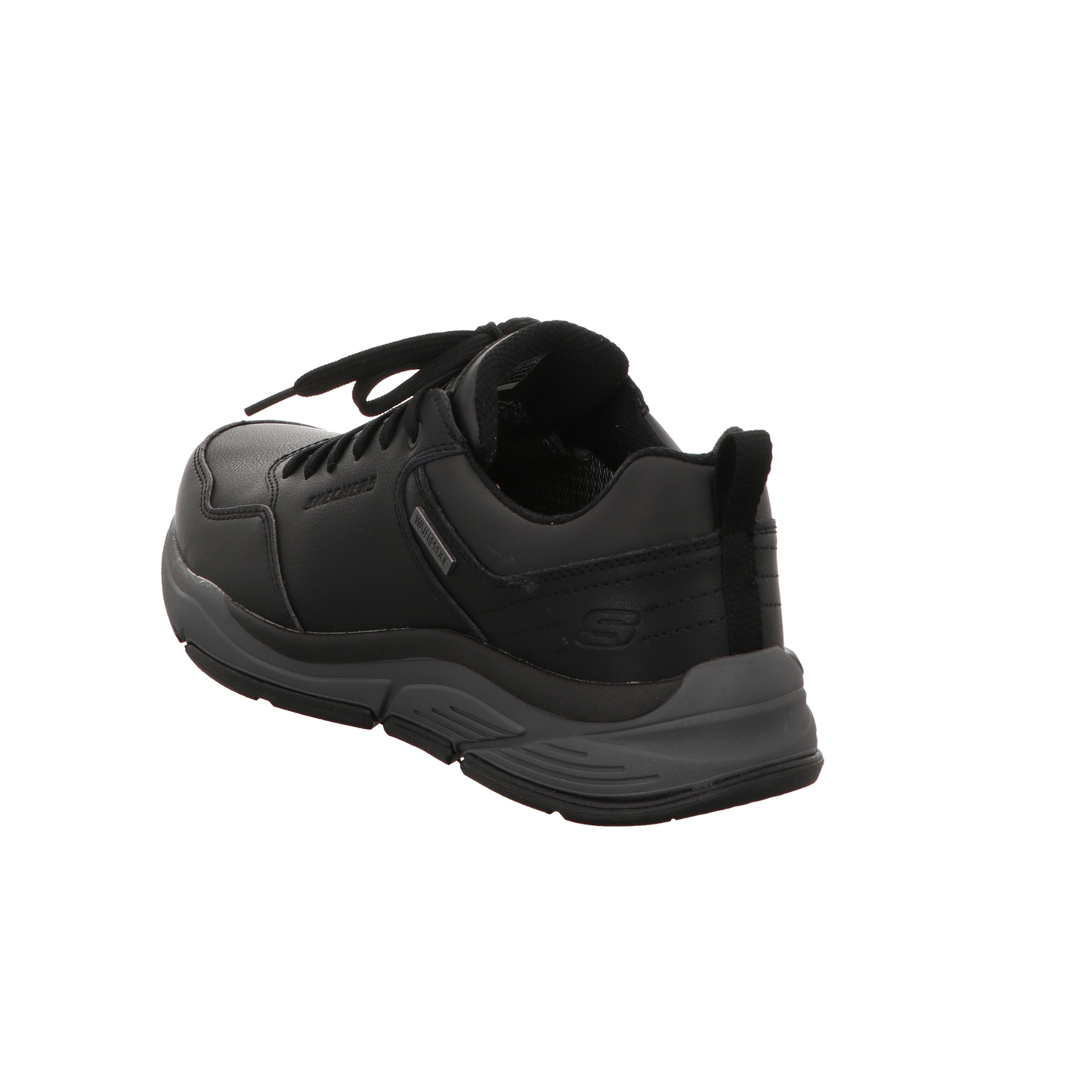 Skechers Herren Schnürschuh Relaxed Fit  Benago Hombre in schwarz