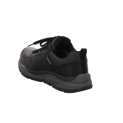 Skechers Herren Schnürschuh Relaxed Fit  Benago Hombre in schwarz