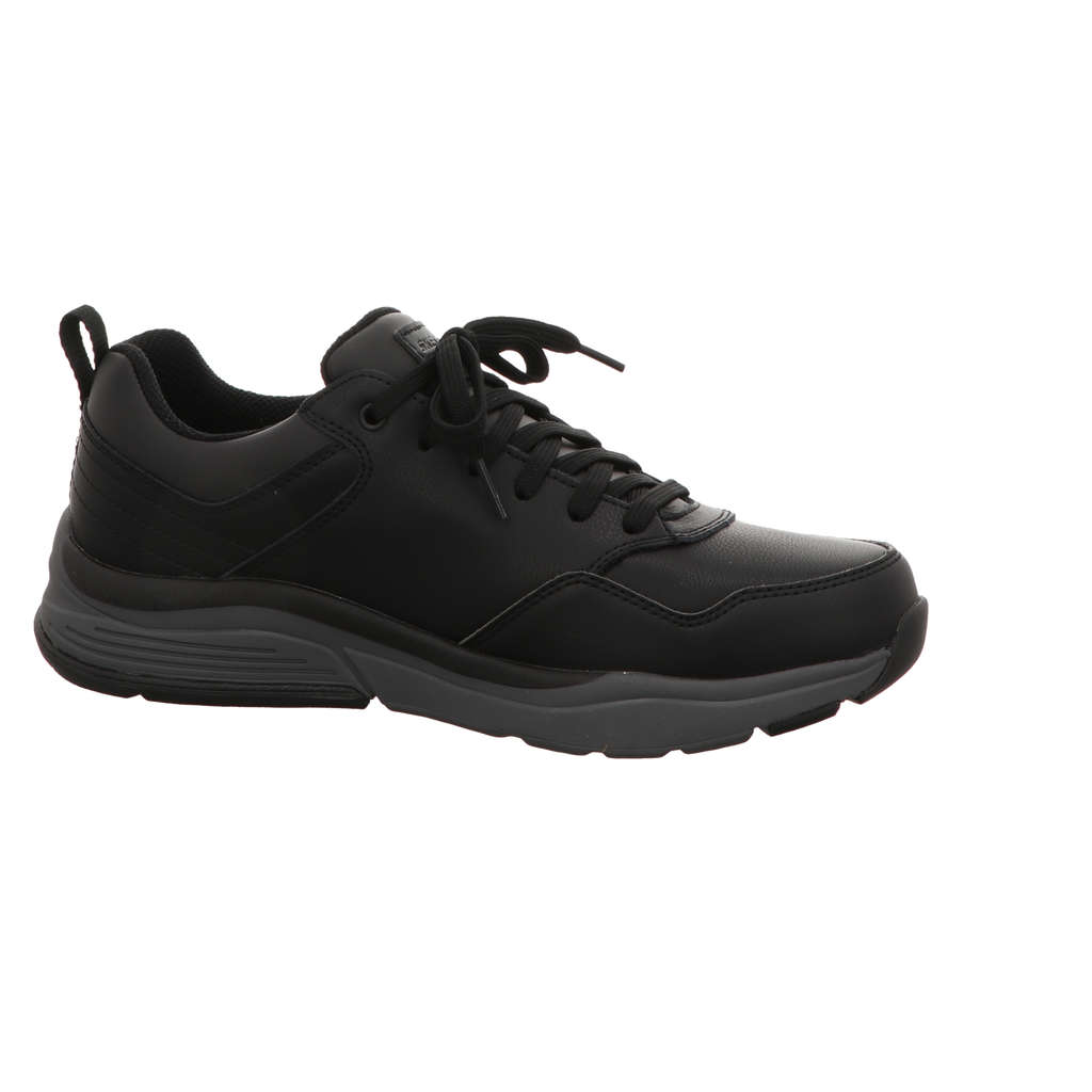 Skechers Herren Schnürschuh Relaxed Fit  Benago Hombre in schwarz