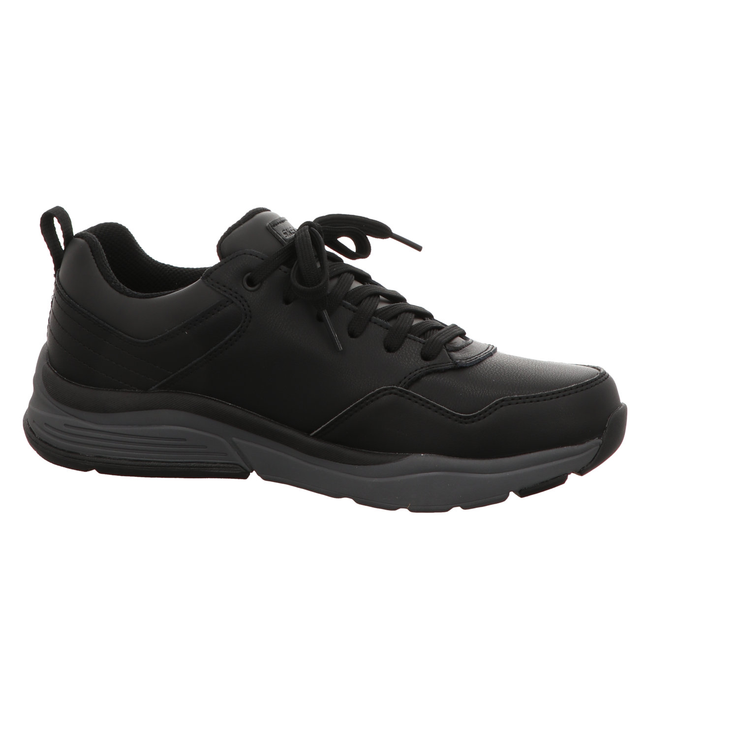 Skechers Herren Schnürschuh Relaxed Fit  Benago Hombre in schwarz