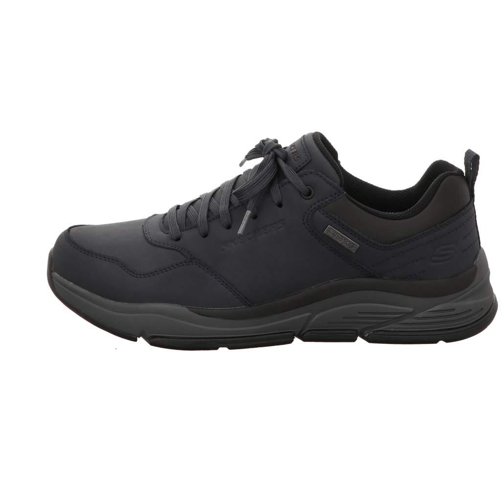 Skechers Herren Schnürschuh Relaxed Fit Benago Hombre in blau