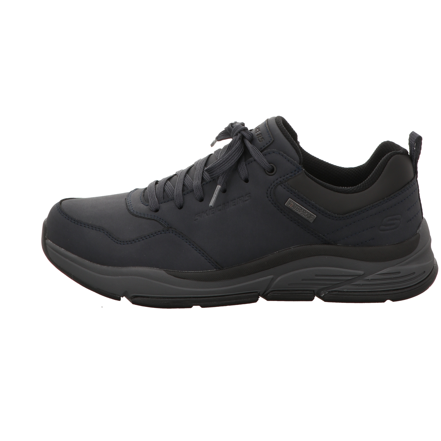 Skechers Herren Schnürschuh Relaxed Fit Benago Hombre in blau