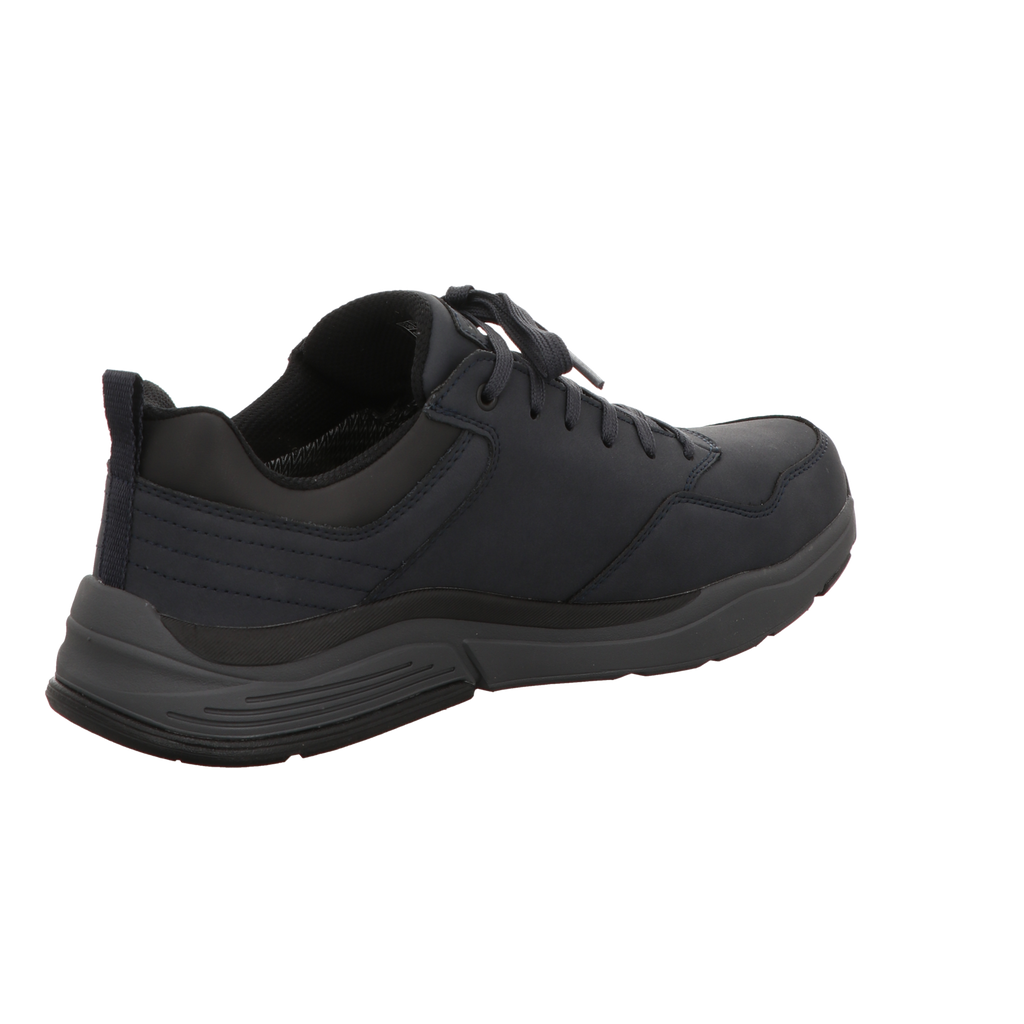 Skechers Herren Schnürschuh Relaxed Fit Benago Hombre in blau