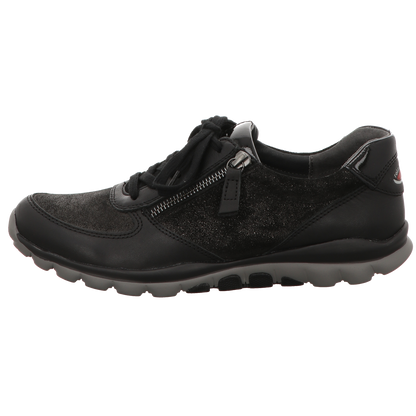 Gabor Damen Schnürschuh bequem  in schwarz