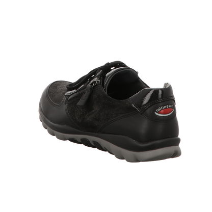 Gabor Damen Schnürschuh bequem  in schwarz