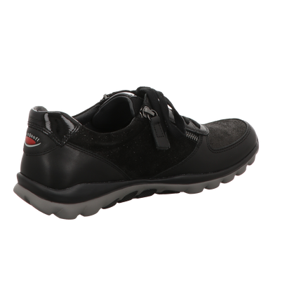 Gabor Damen Schnürschuh bequem  in schwarz