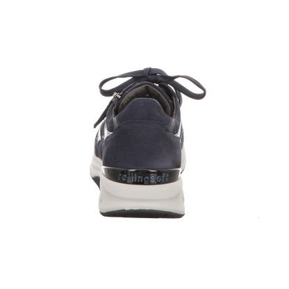 Gabor Damen Schnürschuh bequem  in blau