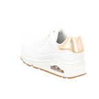 Skechers Damen Slipper Uno-Shimmer in weiss