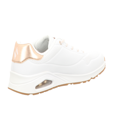 Skechers Damen Slipper Uno-Shimmer in weiss