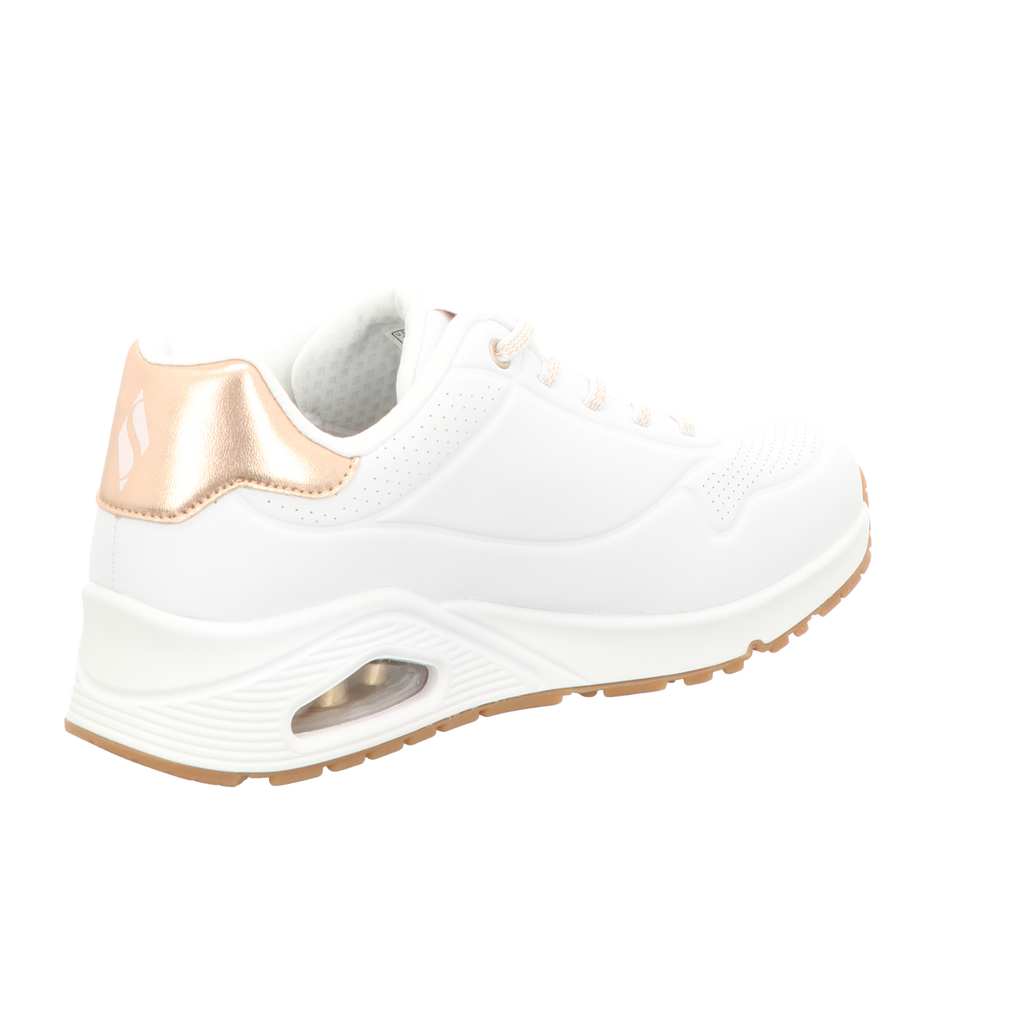 Skechers Damen Slipper Uno-Shimmer in weiss