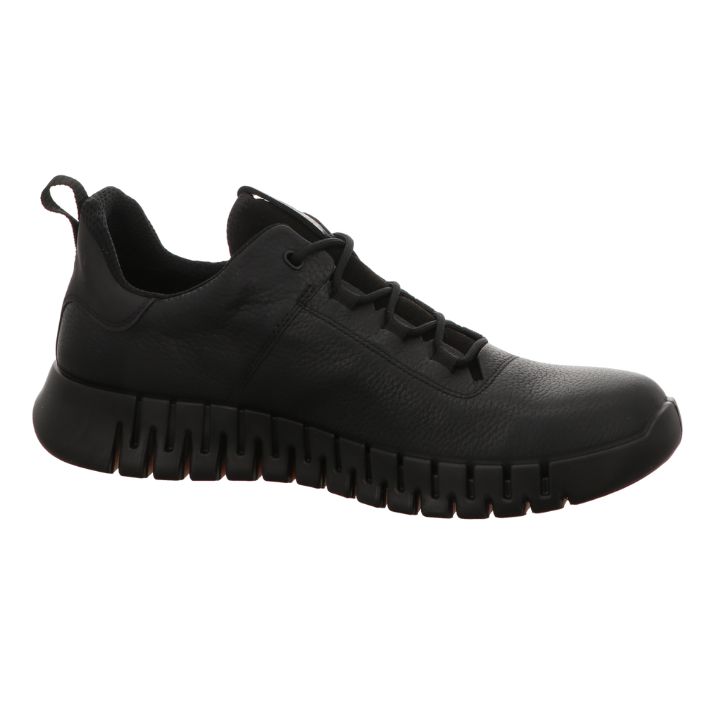 Ecco Herren Schnürschuh Gruuv in schwarz