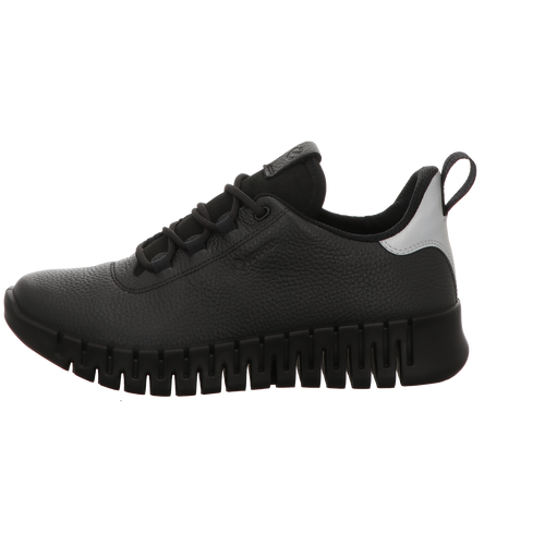 Ecco Damen Schnürschuh Gruuv in schwarz