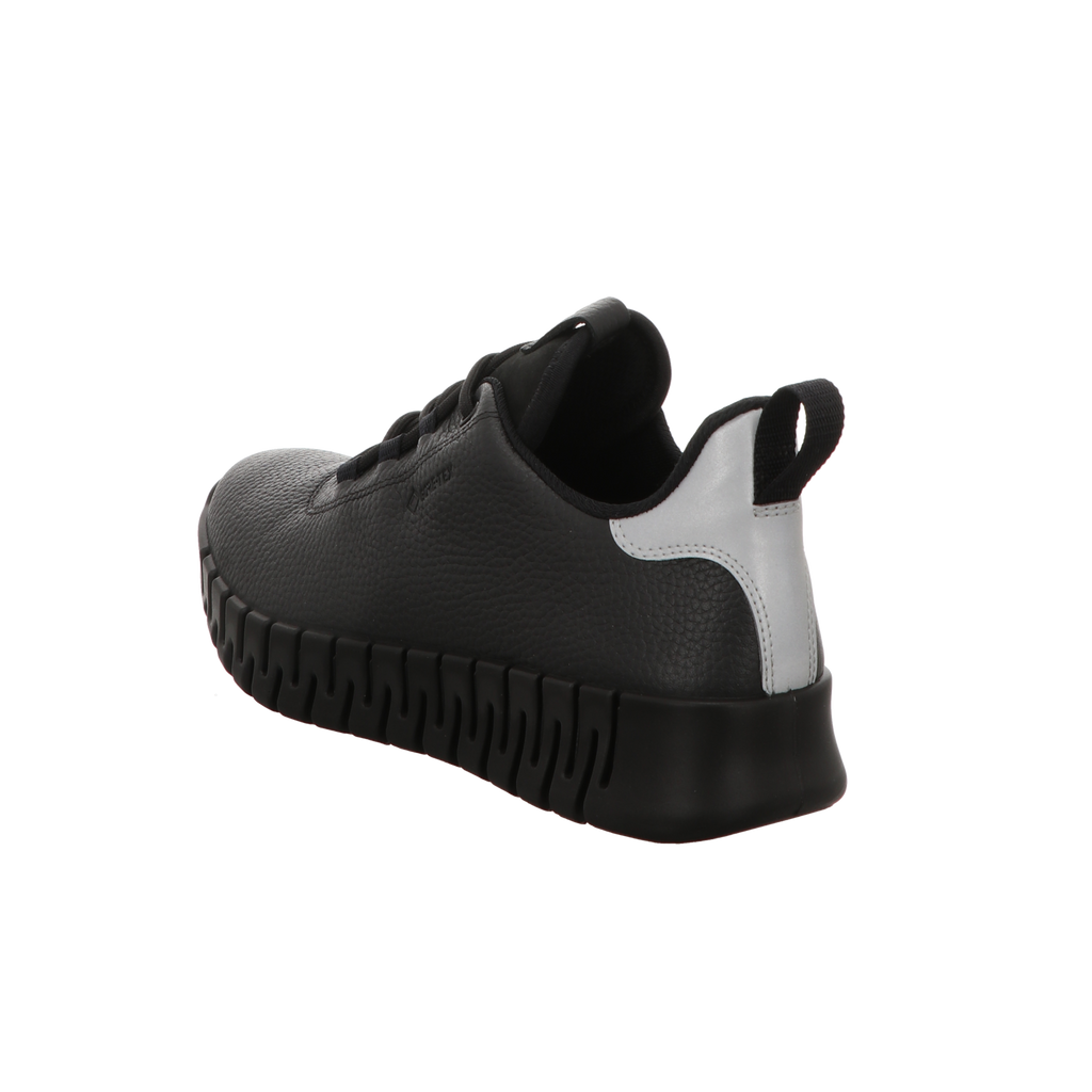 Ecco Damen Schnürschuh Gruuv in schwarz