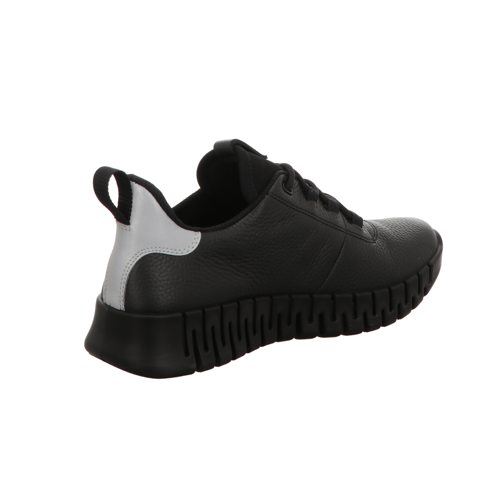 Ecco Damen Schnürschuh Gruuv in schwarz