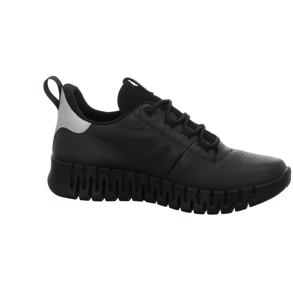 Ecco Damen Schnürschuh Gruuv in schwarz