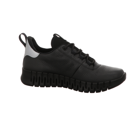 Ecco Damen Schnürschuh Gruuv in schwarz