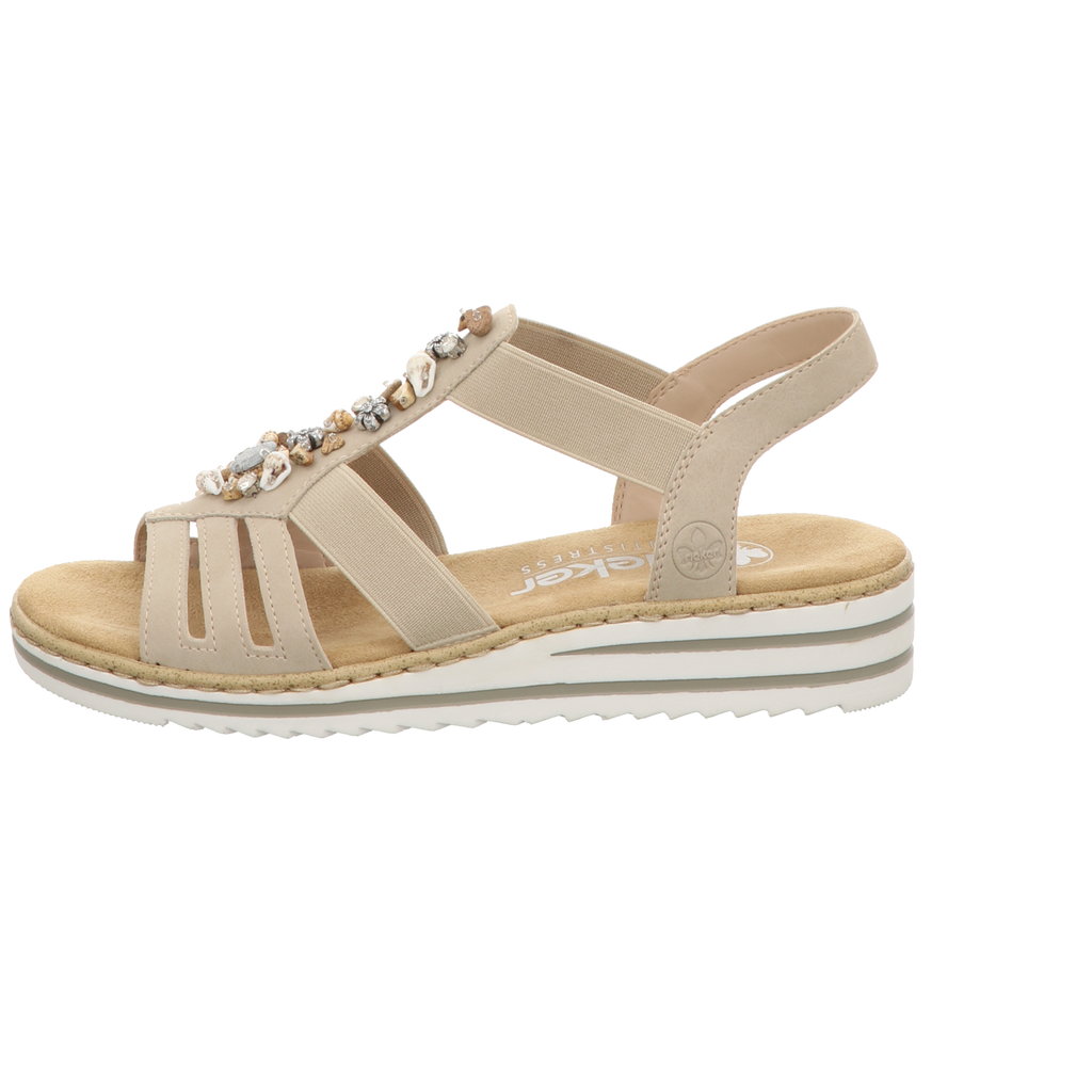 Rieker Damen Sandale Morelia in orange
