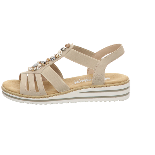 Rieker Damen Sandale Morelia in ginger