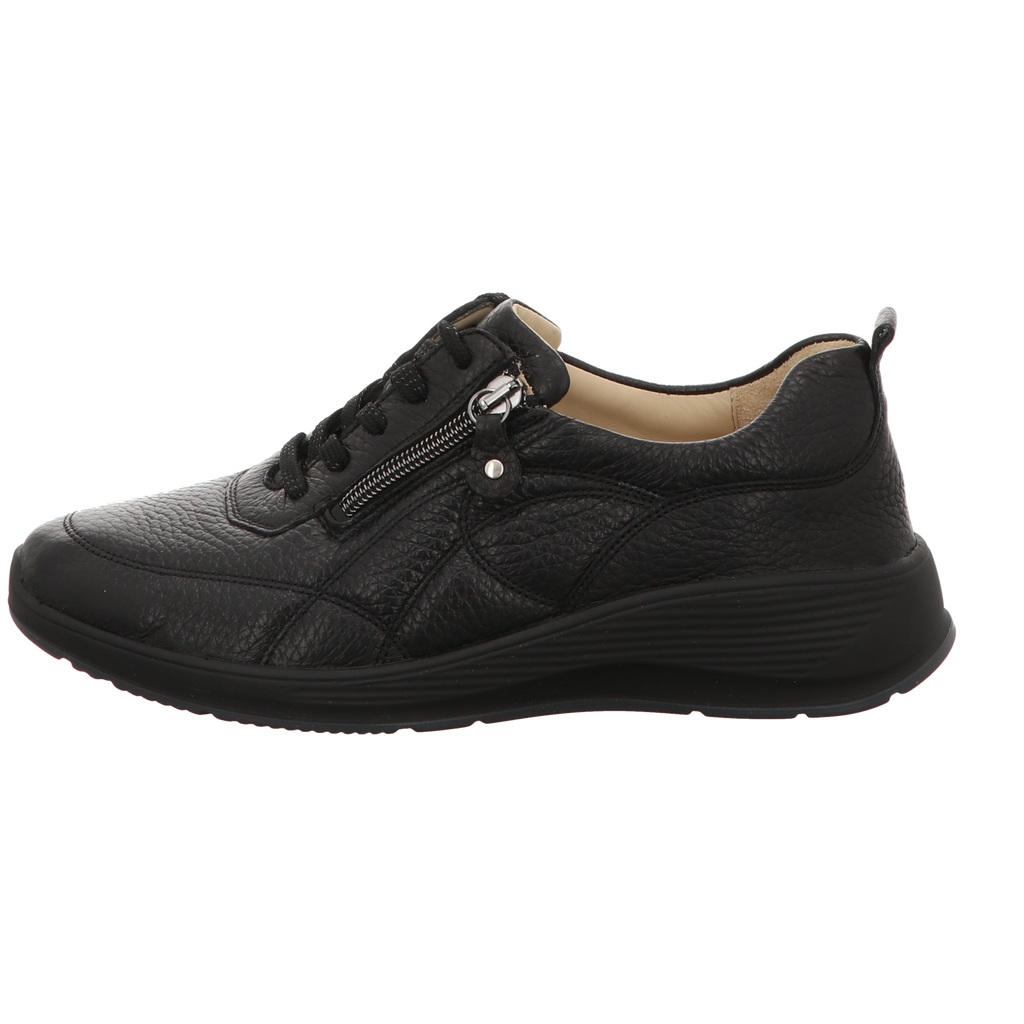 Waldläufer Damen Schnürschuh bequem Kalea in schwarz
