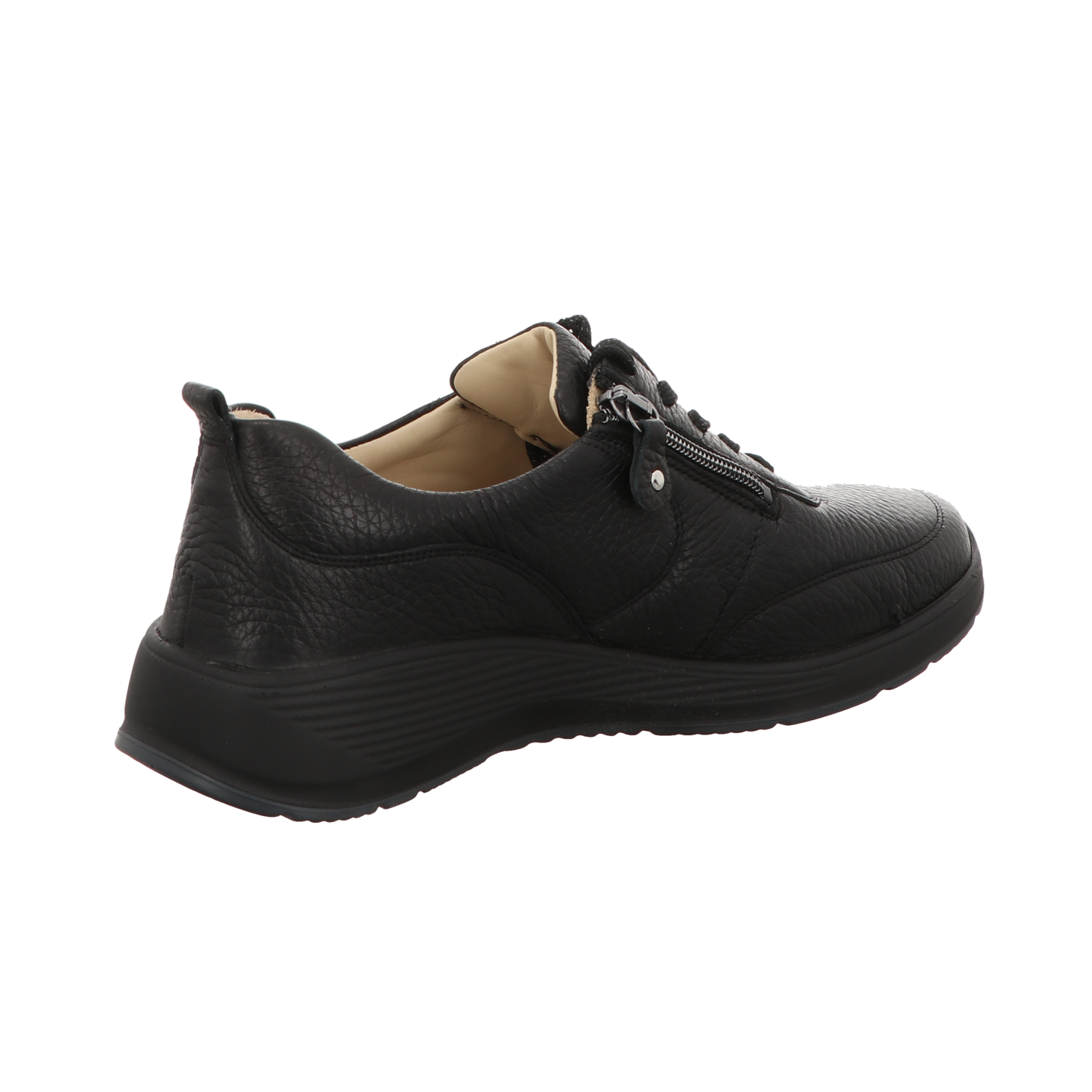 Waldläufer Damen Schnürschuh bequem Kalea in schwarz