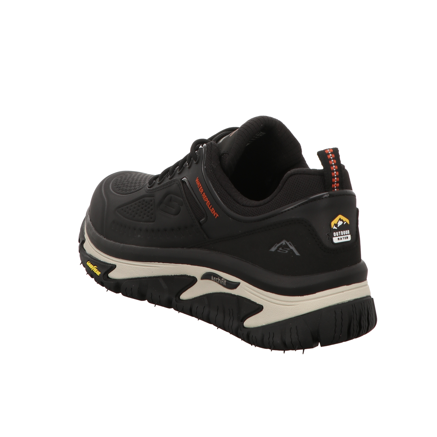 Skechers Herren Schnürschuh Arch Fit Road Walker Recon in schwarz