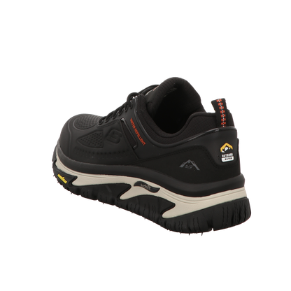 Skechers Herren Schnürschuh Arch Fit Road Walker Recon in schwarz