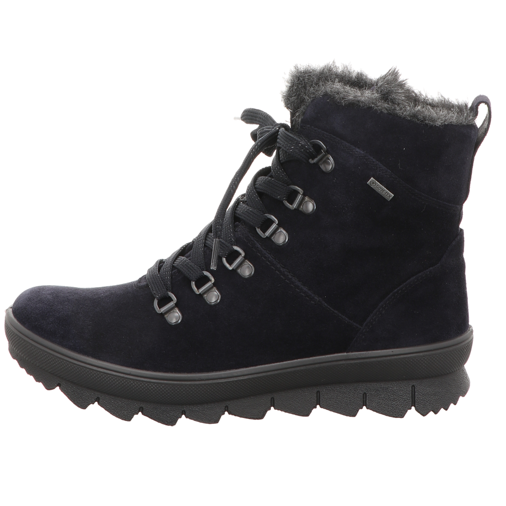 Legero Damen Schnürstiefel Novara in blau