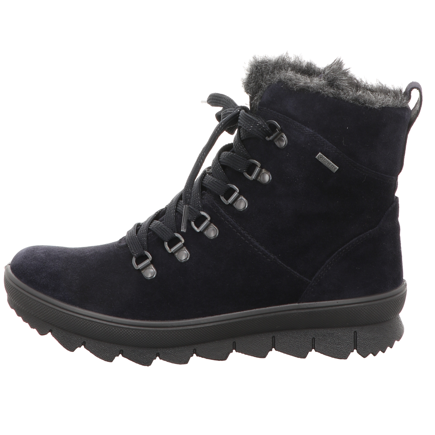 Legero Damen Schnürstiefel Novara in blau