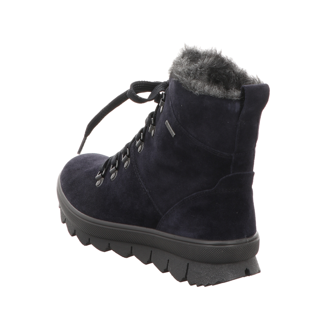 Legero Damen Schnürstiefel Novara in blau