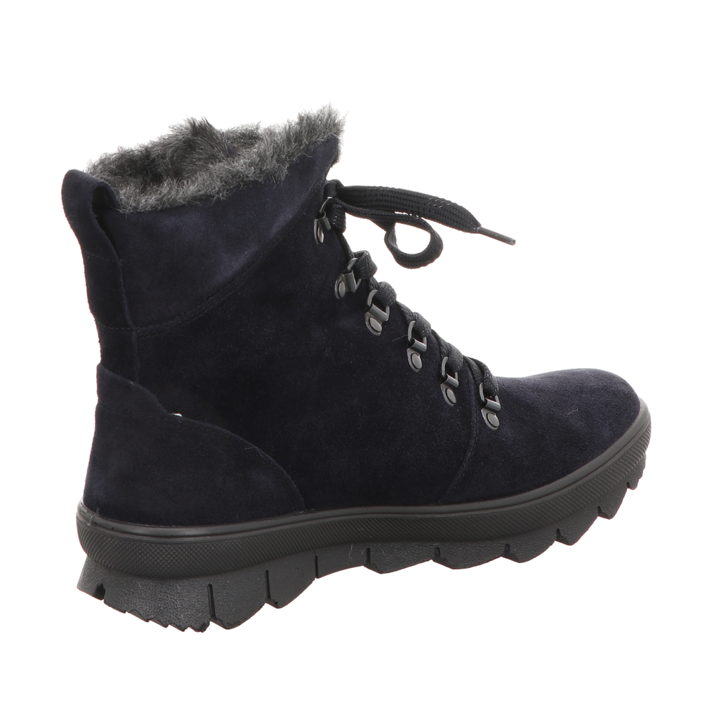 Legero Damen Schnürstiefel Novara in blau