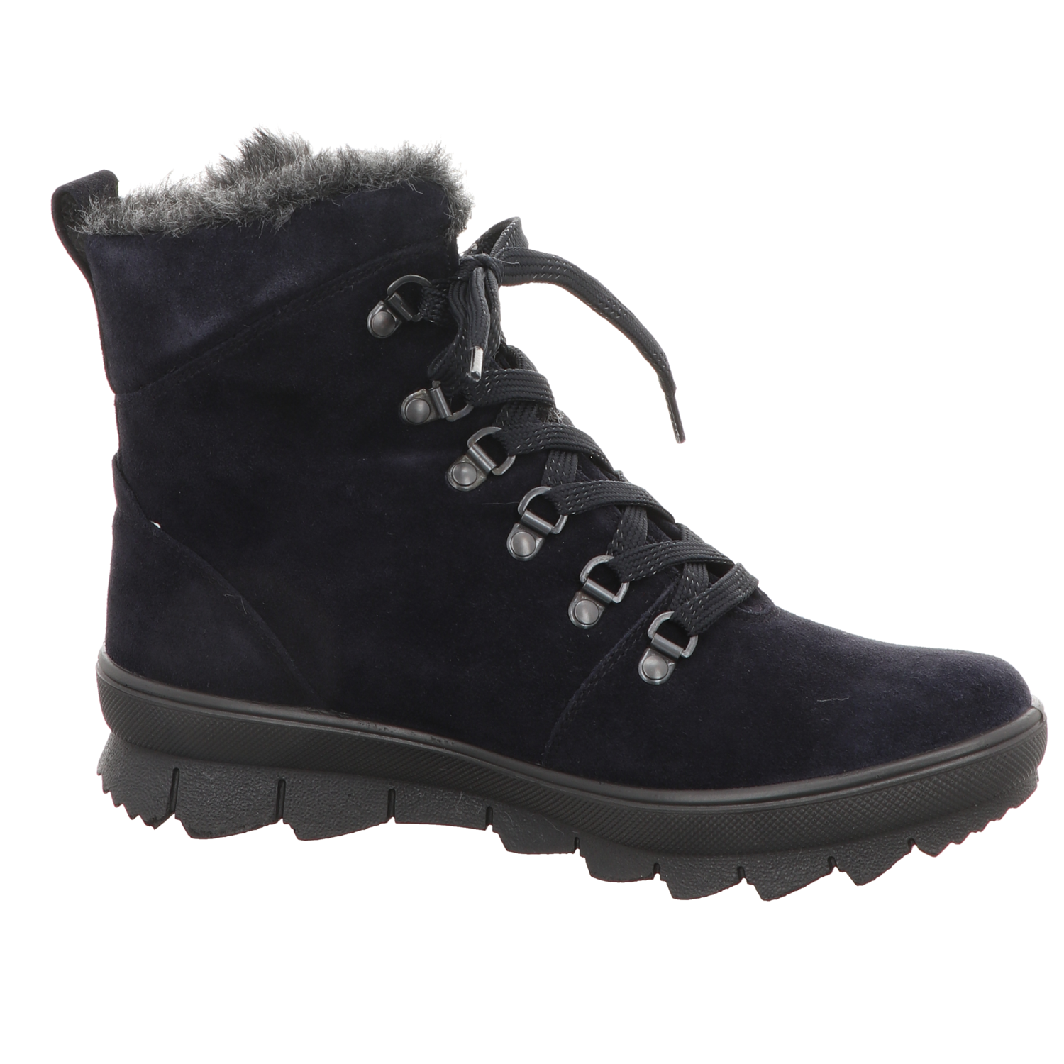 Legero Damen Schnürstiefel Novara in blau