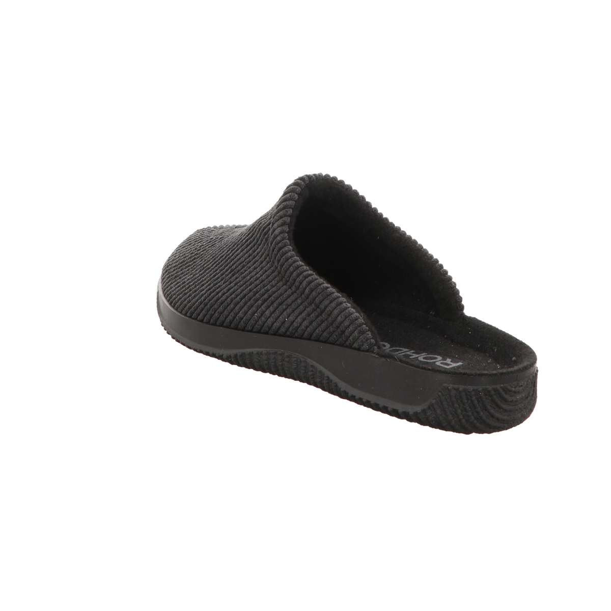 Rohde Herren Pantoffel Soltau-H in schwarz