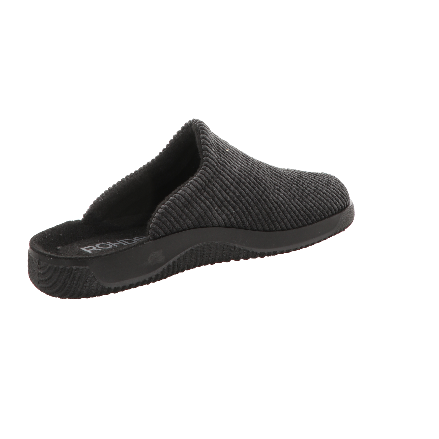 Rohde Herren Pantoffel Soltau-H in schwarz