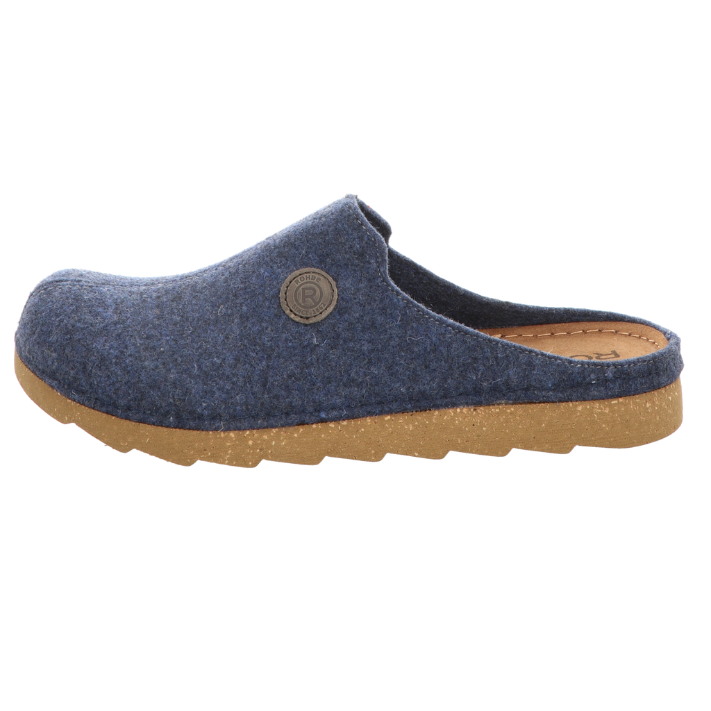 Rohde Herren Pantoffel Foggia in blau