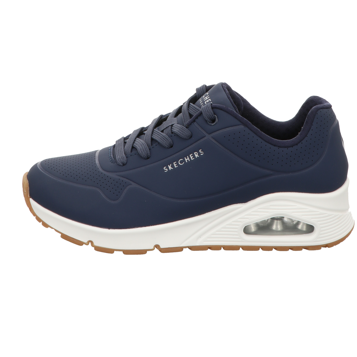 Skechers Damen Schnürschuh Uno-Stand On Air in blau