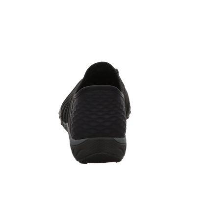 Skechers Damen Slipper Slip Ins Breathe Easy Roll in schwarz