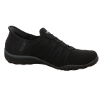 Skechers Damen Slipper Slip Ins Breathe Easy Roll in schwarz