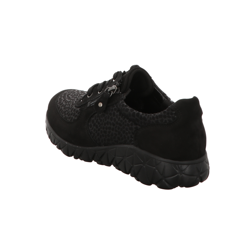 Waldläufer Damen Schnürschuh bequem Havy Soft in schwarz