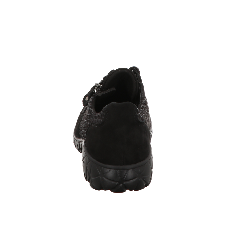 Waldläufer Damen Schnürschuh bequem Havy Soft in schwarz
