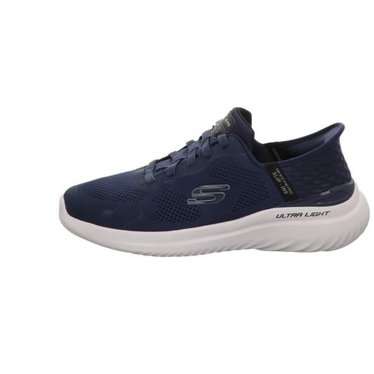 Skechers Herren Slipper Slip-In Bounder 2.0 Emerged in blau