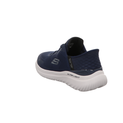 Skechers Herren Slipper Slip-In Bounder 2.0 Emerged in blau